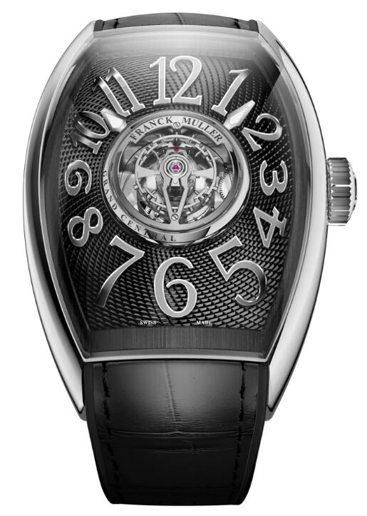 Buy Franck Muller Grand Central Tourbillon Steel - Black Replica Watch for sale Cheap Price CX 40 T CTR AC AC (NR.AC)